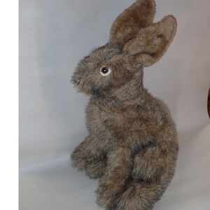 Kathy's Kreations Realistic Jack Rabbit Large 22" Brown Gray Plush Animal